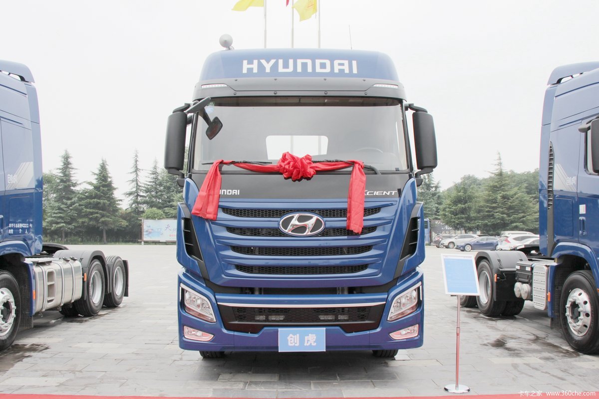 【图】现代商用车(原四川现代) 创虎xcient重卡 创业版 440马力 6x4
