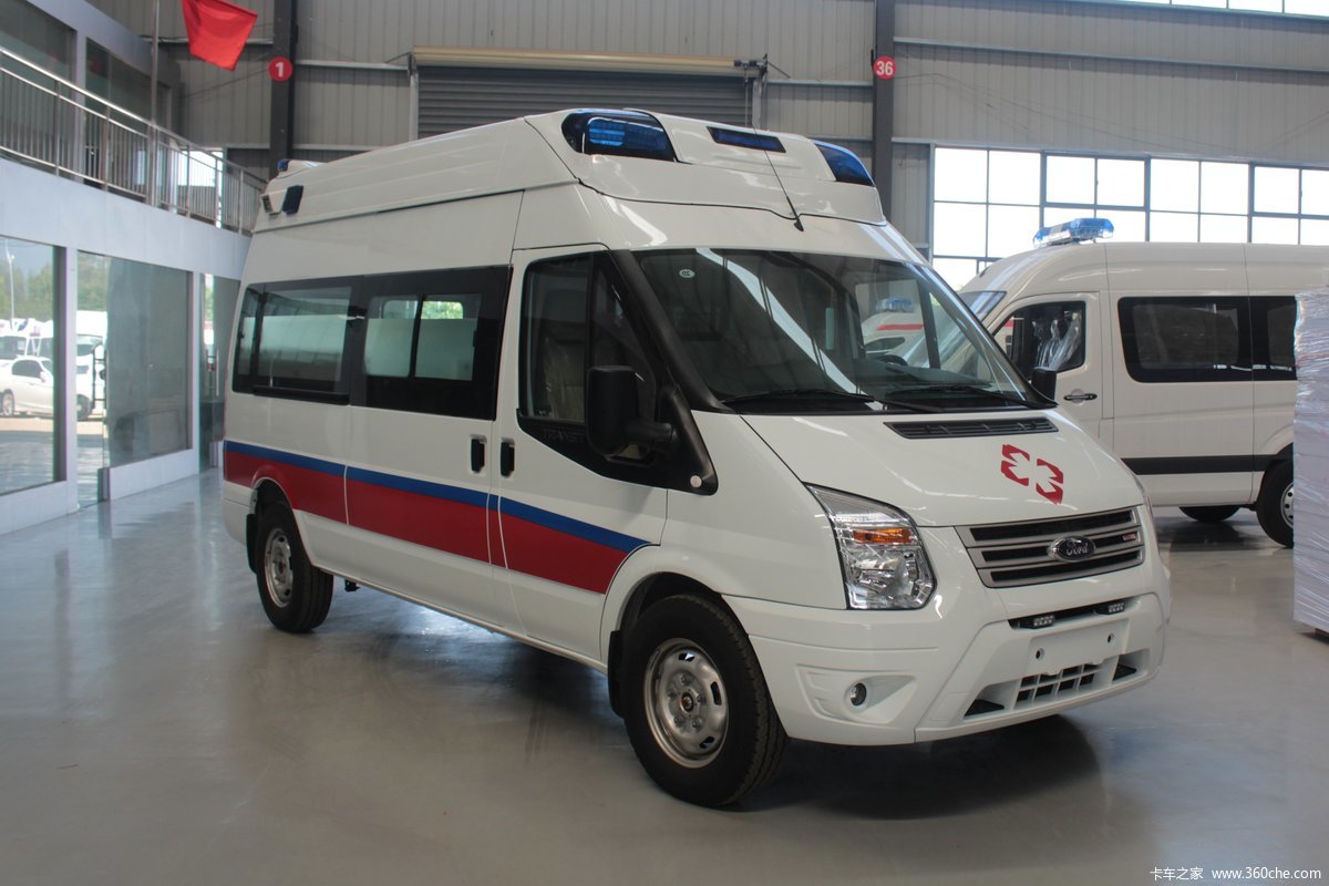 江铃 新世代V348 140马力 4X2 救护车(长轴)(程力威牌)