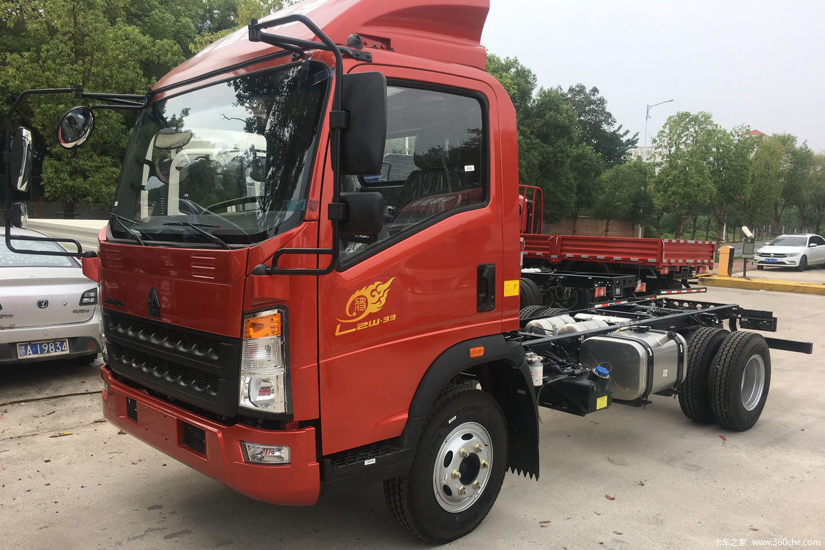 中国重汽HOWO 悍将 220马力 4X2 平板运输车