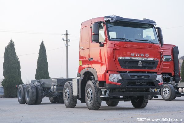 中国重汽 HOWO T7H重卡 400马力 8X4 7.2米自卸车(ZZ3317V356HE1)