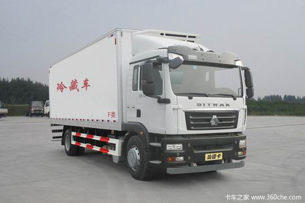 中国重汽 汕德卡SITRAK G5 270马力 4X2 6.8米AMT冷藏车(ZZ5186XLCK521GF1)