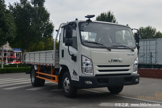 江铃凯运强劲版宽体豪华款129马力41米单排栏板轻卡国六jx1045tga26