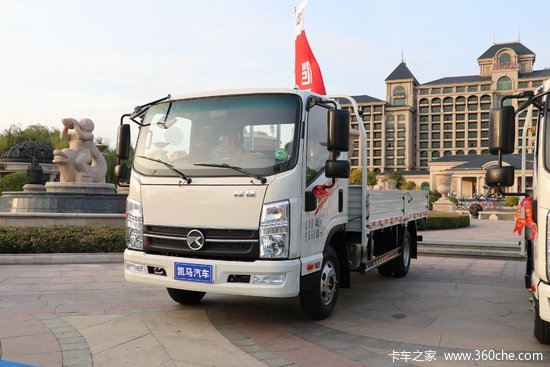 凯马凯捷m3创业版116马力416米单排栏板轻卡kmc1042a33d5