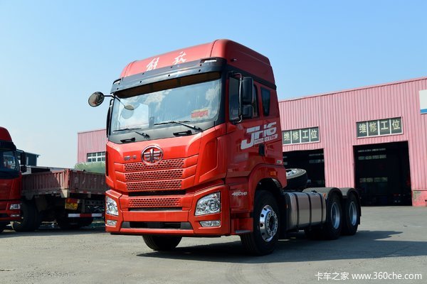 青岛解放 JH6重卡 质惠版 460马力 6X4牵引车(CA4250P26K15T1E5A80)