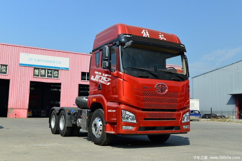 【图】青岛解放 jh6重卡 质惠版 460马力 6x4牵引车(ca4250p26k15t1e5