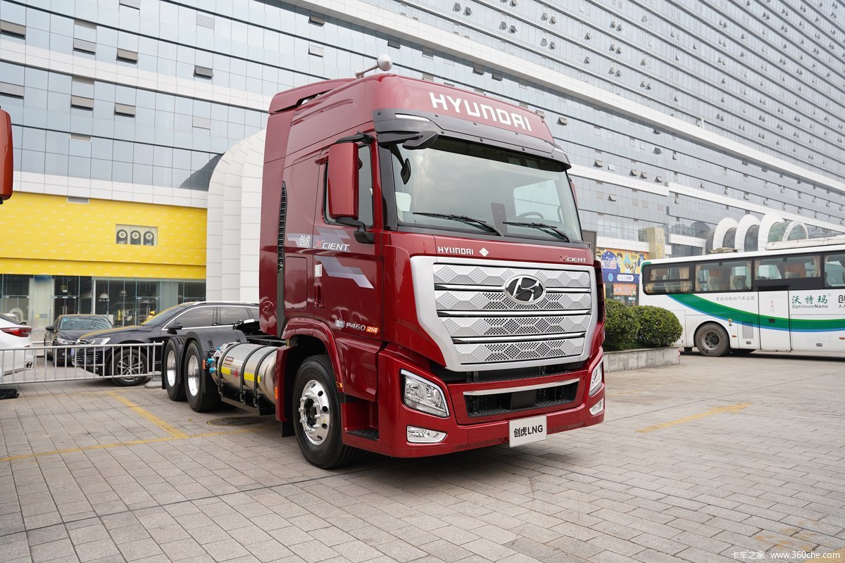 【图】现代商用车(原四川现代) 新一代创虎 460马力 6x4 lng牵引车(国