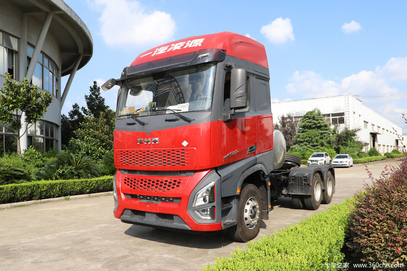 【图】一汽凌河 沪尊s200重卡 智享版 460马力 6x4 lng牵引车(国六)