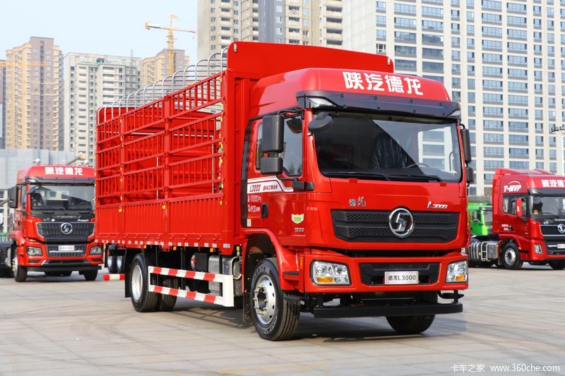 【图】陕汽重卡 德龙l3000 245马力 4x2 仓栅载货车(国六)(sx11898k50