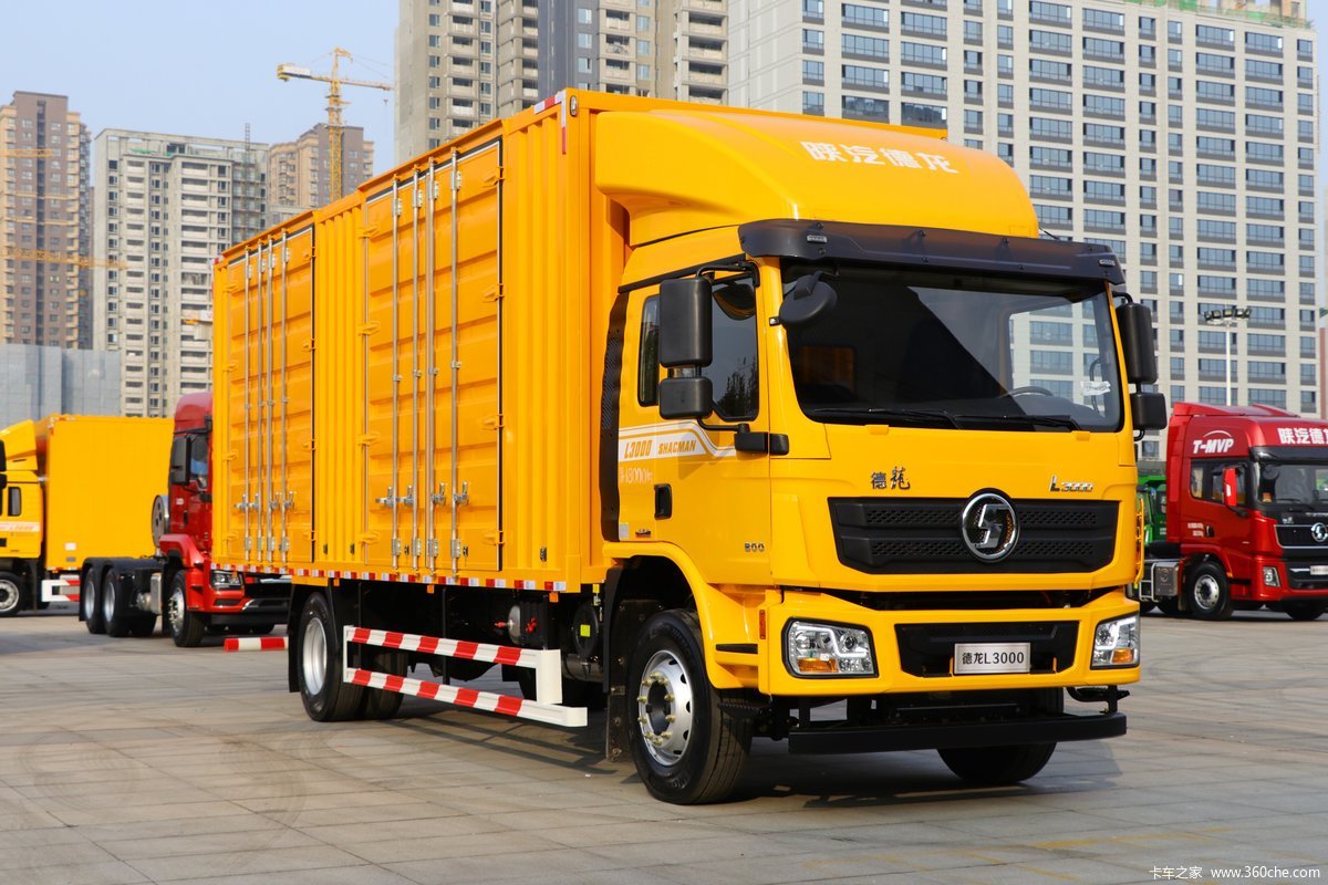 【图】陕汽重卡 德龙l3000 旗舰版 220马力 4x2 厢式载货车(国六)(sx
