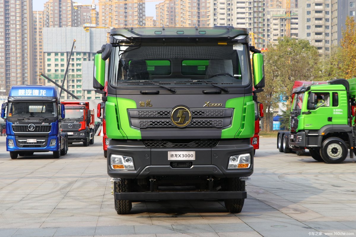 陕汽重卡 德龙X3000 公路标准版 430马力 8X4 7.2米自卸车(国六)