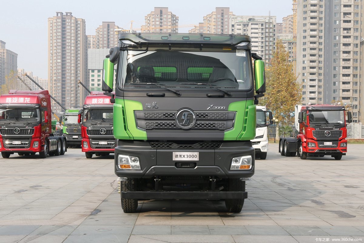 陕汽重卡 德龙X3000 城建标准版 375马力 6X4 5.6米自卸车(国六)