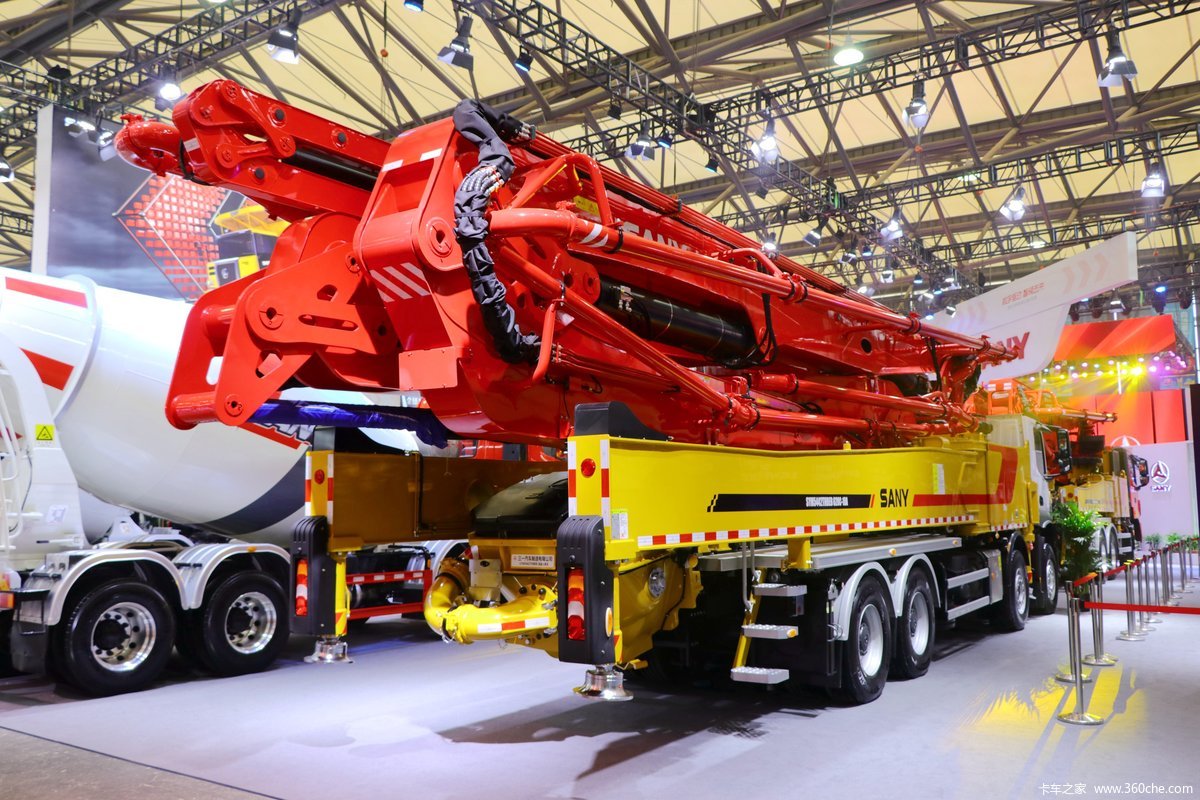 【图】奔驰 435马力 8x4 混凝土泵车(sym5442thbeb)_实拍图片_1087516