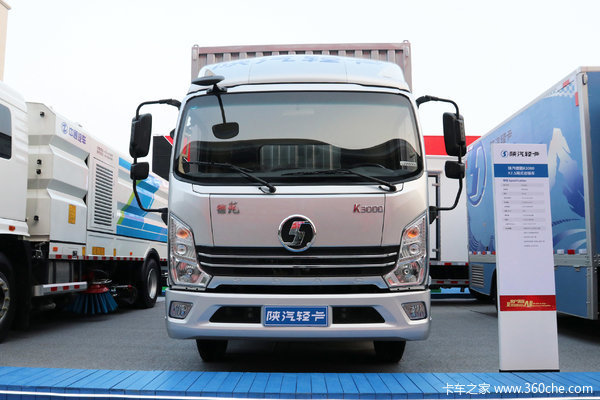 陕汽轻卡 德龙K3000 舒适型 160马力 5.25米排半厢式载货车(国六)(速比4.33)(YTQ5121XXYKK421)