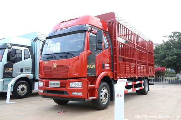 一汽解放 J6L中卡 240马力 4X2 6.75米栏板载货车(CA1180P62K1L4E5)