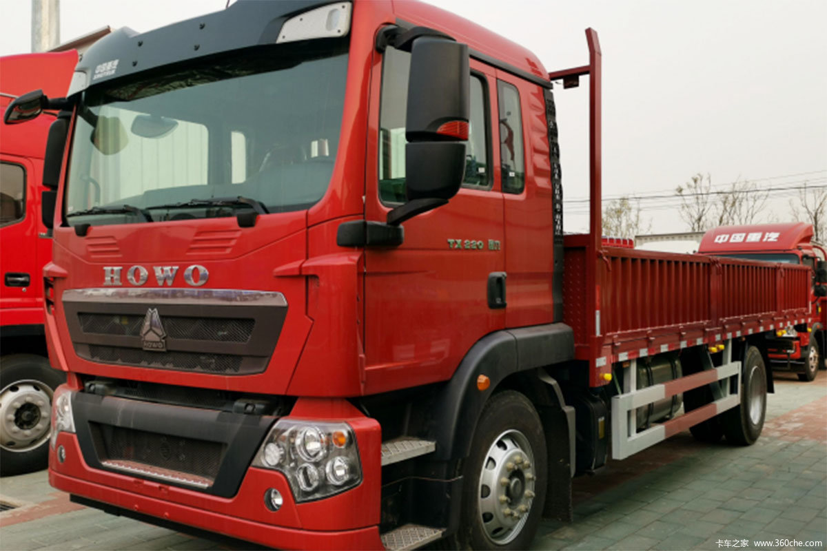 中国重汽 HOWO TX 210马力 4X2 6.2米栏板载货车
