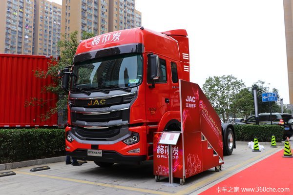 江淮 格尔发a5wⅢ重卡 490马力 6x4 amt自动挡牵引车(hfc4251p1k7e33