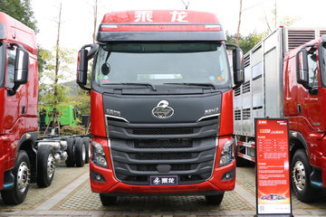 东风柳汽 乘龙H7重卡 350马力 8X4 9.47米排半厢式载货车(国六)(LZ5321XXYH7EC1)