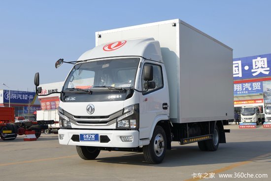东风 多利卡d6-m 115马力 4.09米单排厢式轻卡(5挡)(eq5043xxy7bdfac)