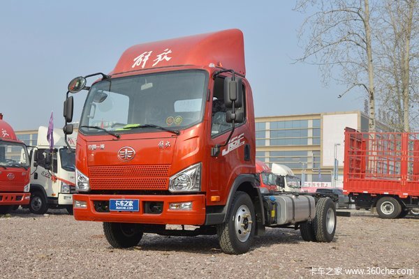 解放轻卡 J6F潍柴4.2米载货车限时促销中 优惠0.36万