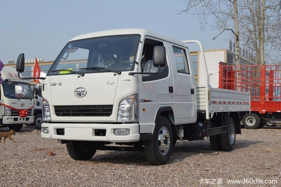 一汽红塔解放霸铃78马力2815米双排栏板轻卡ca1040k3l1re5w2