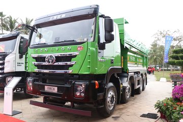 上汽红岩 杰狮C6 400马力 8X4 5.6米自卸车(国六)(CQ5317ZLJED10256)