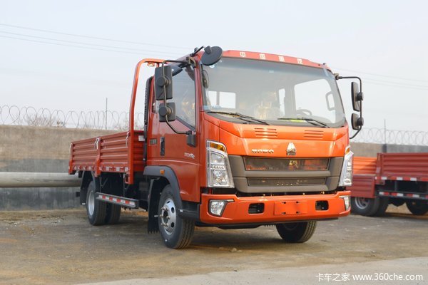 中国重汽HOWO 悍将 160马力 4.15米单排仓栅轻卡(重汽8挡)(ZZ5047CCYG3315F144)