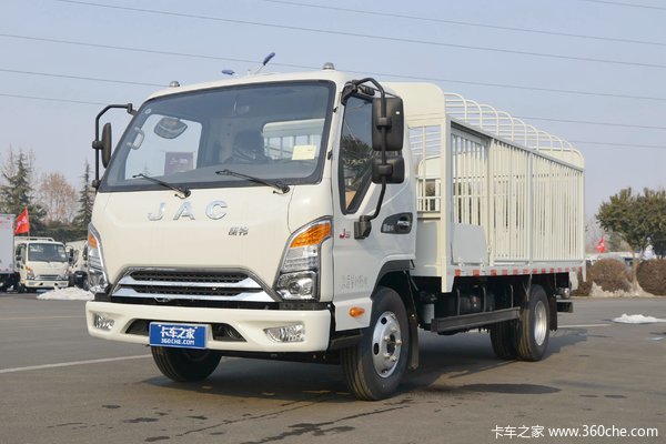 江淮 康铃J5 132马力 4.18米单排畜禽运输车(HFC5041CCQP52K3C2V)