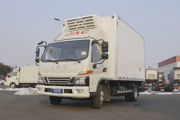 江淮 骏铃V6 156马力 4X2 3.7米冷藏车(HFC5043XLCP91K1C2V)