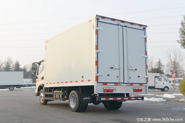 江淮 骏铃V6 130马力 4.15米单排厢式轻卡(HFC5043XXYP91K2C2V)