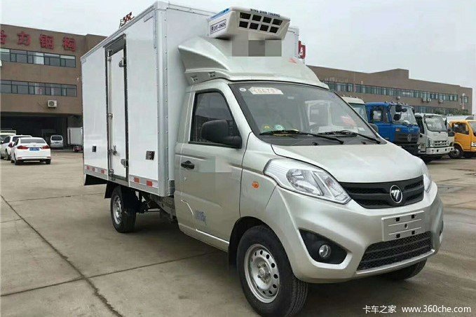 福田 祥菱V1 122马力 4X2 2.8米冷藏车(程力威牌)