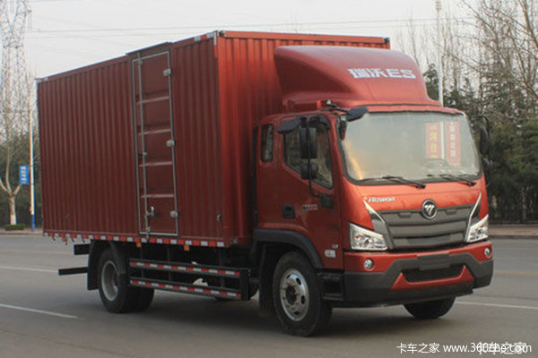 福田 时代领航ES5 170马力 4X2 5.8米排半厢式载货车(BJ5114XXYEPFD-04)