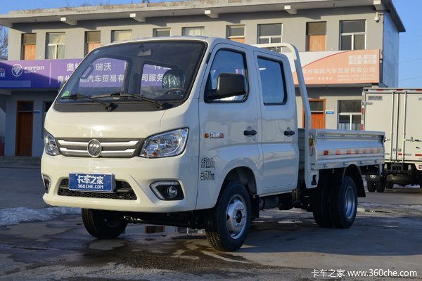 福田祥菱m1双排平板货箱优惠大促销