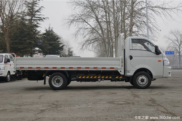 东风小霸王w17102马力395米单排栏板微卡气刹