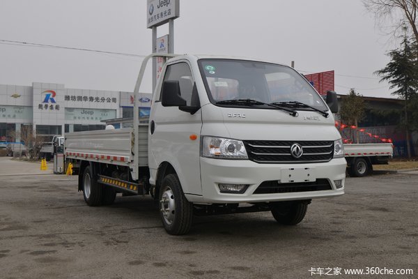 东风小霸王w17102马力395米单排栏板微卡气刹