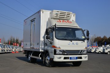 江淮 骏铃V6 冰博士 150马力 4X2 4.03米冷藏车(凯雪JK4800)(HFC5045XLCP32K4C7S)