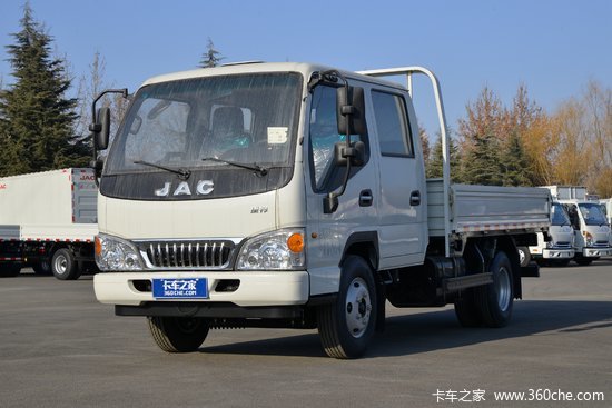 江淮康铃33窄体115马力32米双排栏板轻卡hfc1041r93k2c2v1