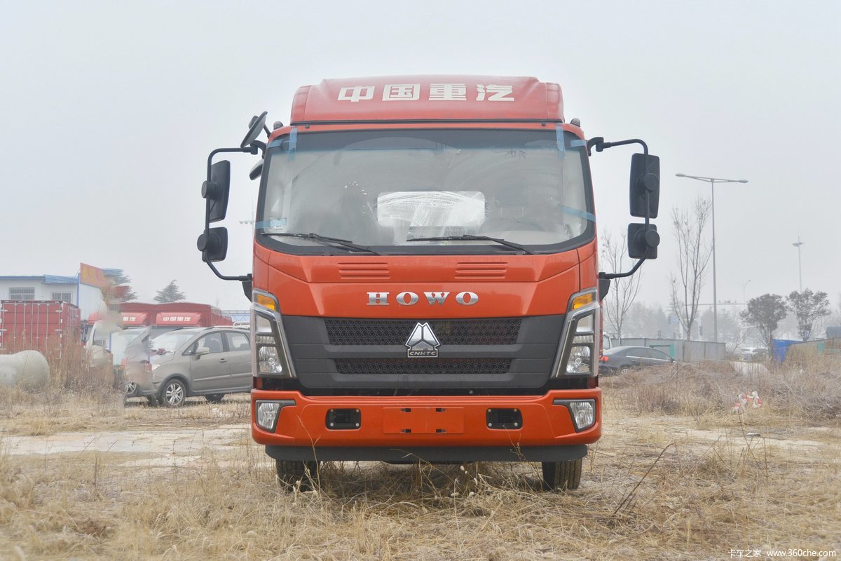 中国重汽HOWO 统帅 190马力 5.2米排半栏板载货车(国六)