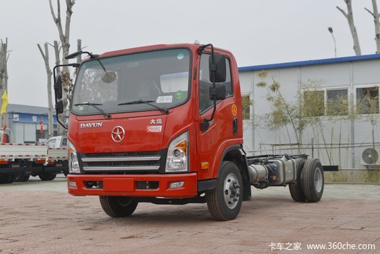 大运新奥普力170马力412米单排栏板轻卡cgc1100hde44e