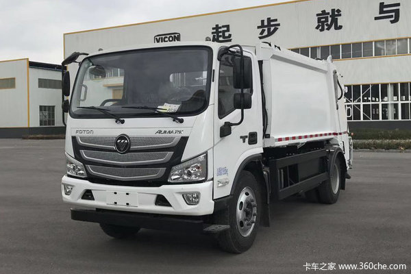 福田 欧马可S3 156马力 4X2 压缩式垃圾车(汇强车辆)(BSQ5120ZYSBJD6)