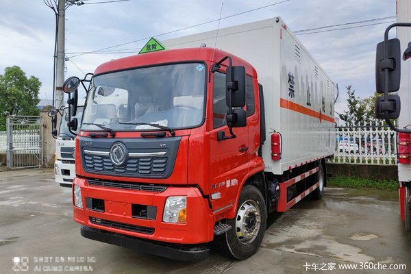 东风商用车 天锦 210马力 4X2 6.8米易燃气体厢式运输车(DFH5180XRQEX9)