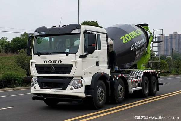 中国重汽 HOWO TX 350马力 8X4 7.9方混凝土搅拌车(中联牌)(国六)(ZLJ5312GJBHT5F)