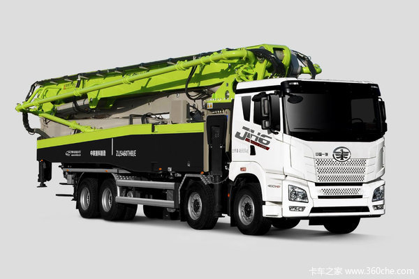 青岛解放 JH6 460马力 8X4 混凝土泵车(中联牌)(锡柴)(ZLJ5530THBJF)