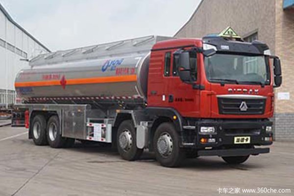 中国重汽 汕德卡SITRAK G5 8X4 油罐车(运力牌)(LG5321GYYZ5)