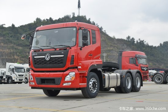 东风商用车天龙vl重卡400马力6x4牵引车平顶dfh4250a4