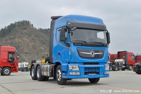 东风商用车天龙旗舰kx经典版465马力6x4牵引车速比364dfh4250c9