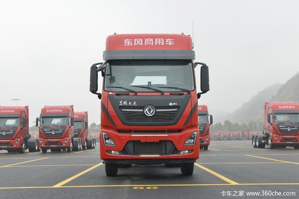 东风天龙KL国六牵引车,农副散杂的运输利器
