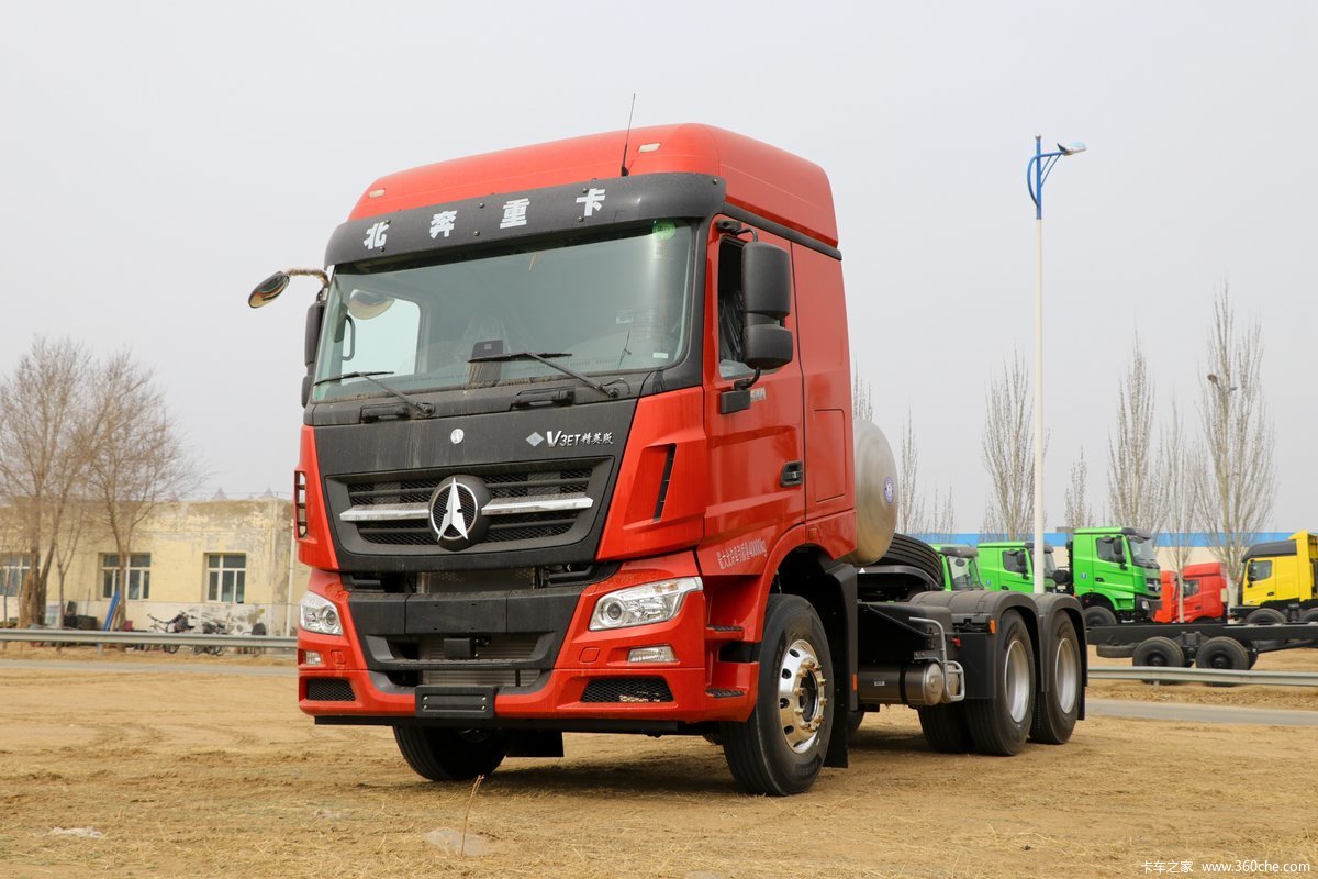 北奔重卡 V3ET重卡 精英版 460马力 6X4 LNG牵引车(国六)