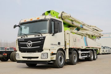 福田 欧曼gtl 430马力 8x4 l9 56米混凝土泵车(雷萨牌)(bj5449thb-xd)