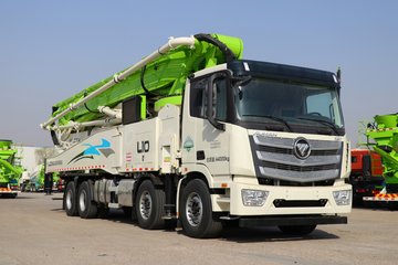 福田 欧曼est 470马力 8x4 l10 62米混凝土泵车(雷萨牌)(bj5449thb-xf