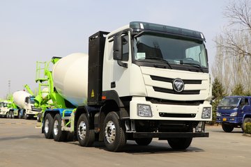 福田欧曼 gtl 质享版 8x4 纯电动混凝土搅拌车(雷萨牌) 卡车图片
